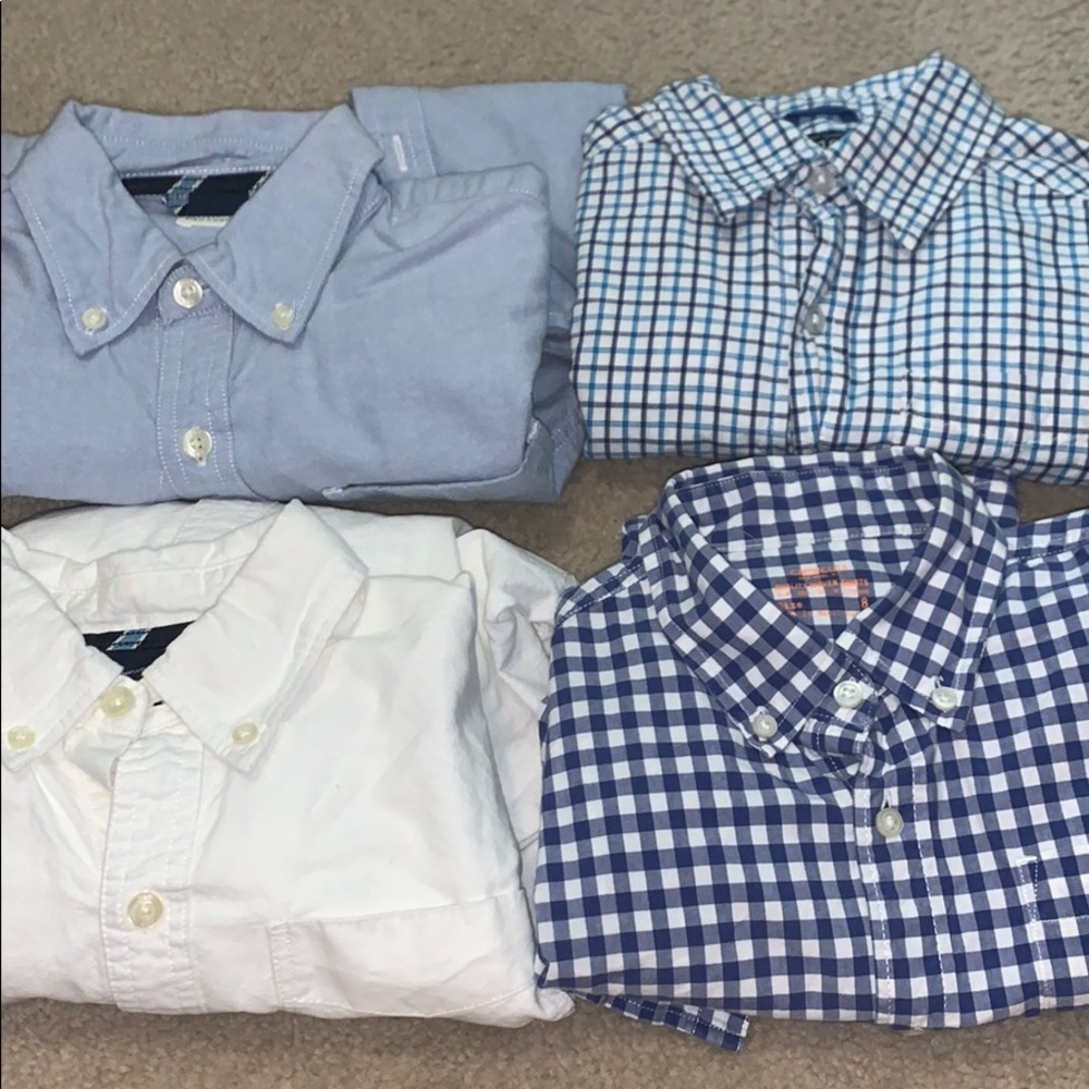 kids size 8 button downs